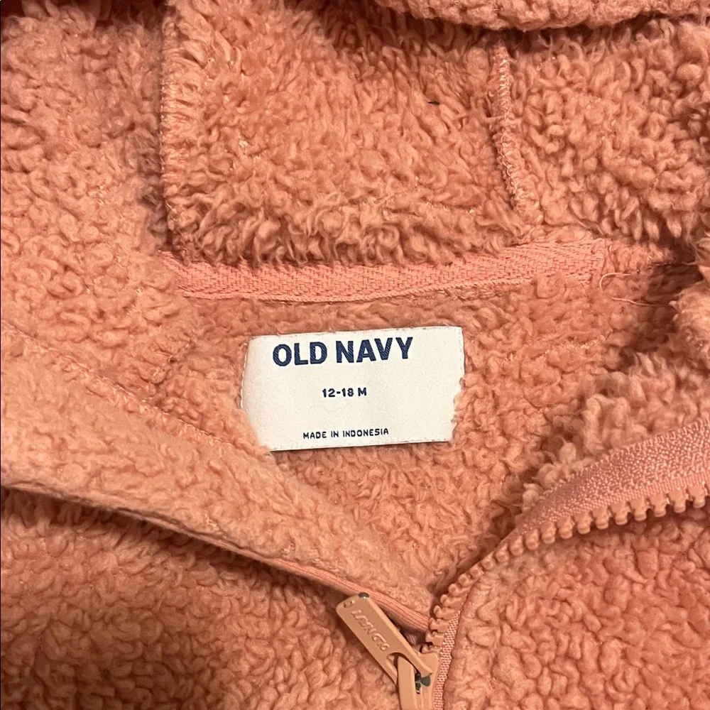 Old Navy Coral Fleece Kids Hoodie